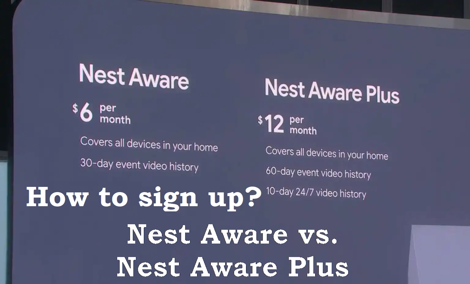 You are currently viewing Nest Aware vs. Nest Aware Plus: how to sign up?