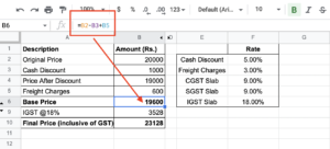 Read more about the article Mastering GST Calculation Formula in Excel: A Comprehensive Guide