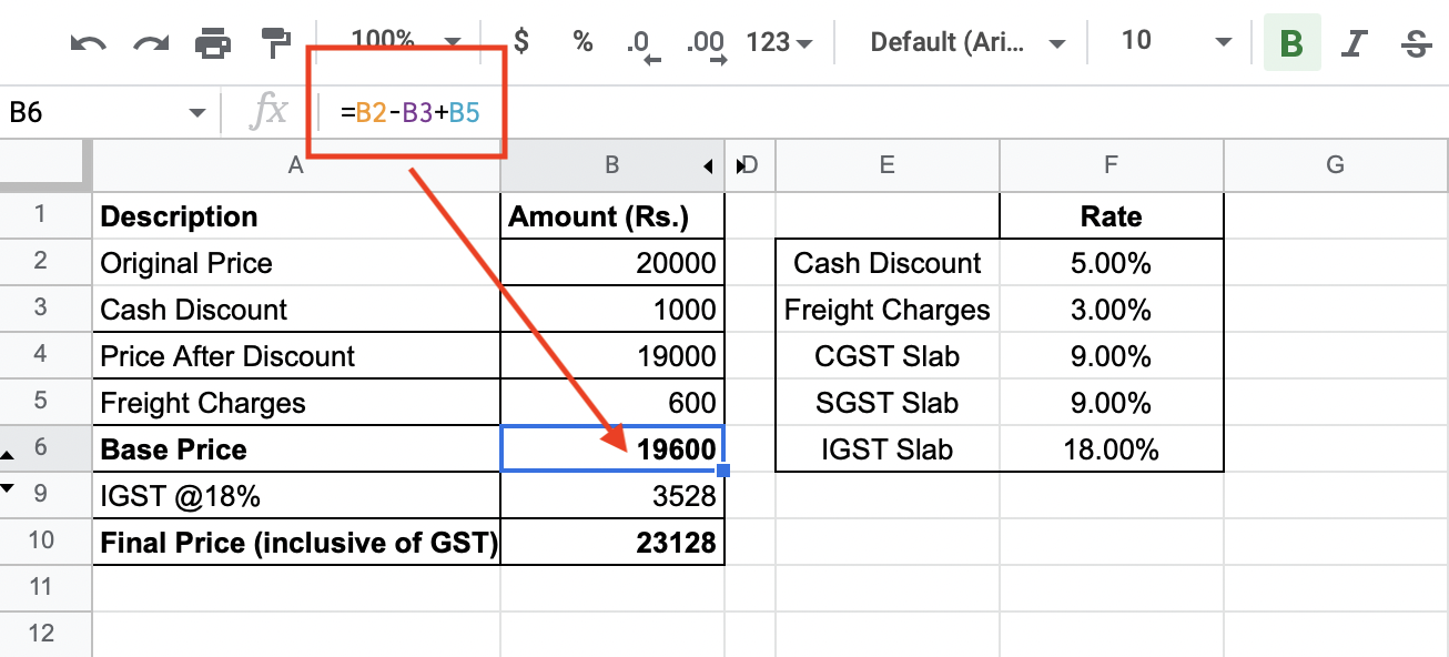 You are currently viewing Mastering GST Calculation Formula in Excel: A Comprehensive Guide