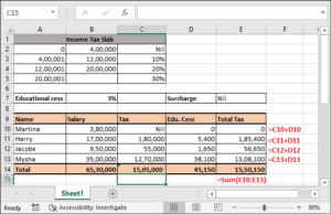 Read more about the article TDS Calculation Formula in Excel: Understanding and Application