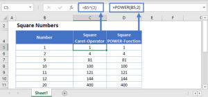Read more about the article Square Formula in Excel: Easy Ways to Calculate Squares